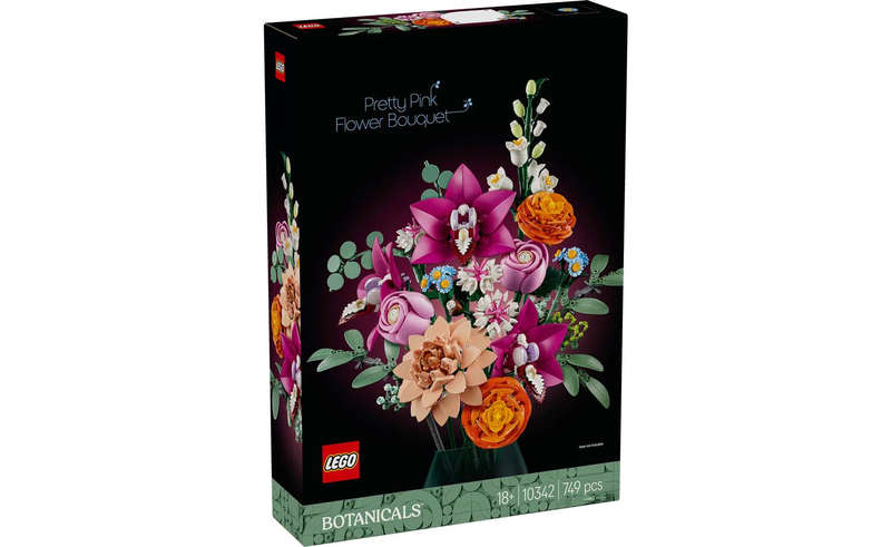 10342 Pretty Pink Flower Bouquet Botanicals