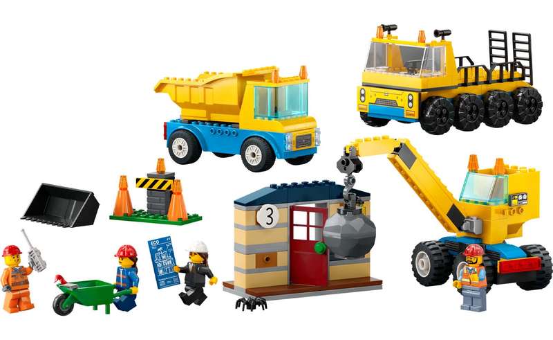 60391 Construction Trucks & Wrecking Ball City