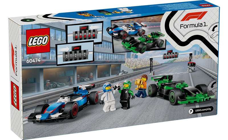 60474 F1 Grid with VCarb & Sauber Race Cars Formula 1 City