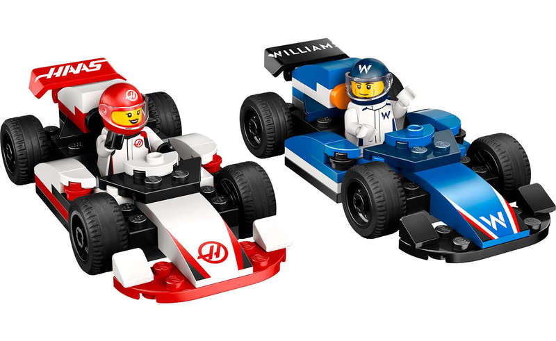 60464 F1 Williams Racing & Haas Race Cars Formula 1 City