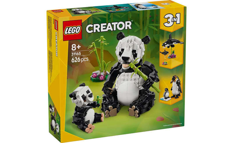 31165 Wild Animals : Panda Family Creator