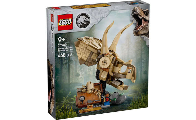 76969 Dinosaur Fossils: Triceratops Skull Jurassic