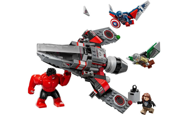 76292 Captain America Vs Red Hulk Battle Marvel