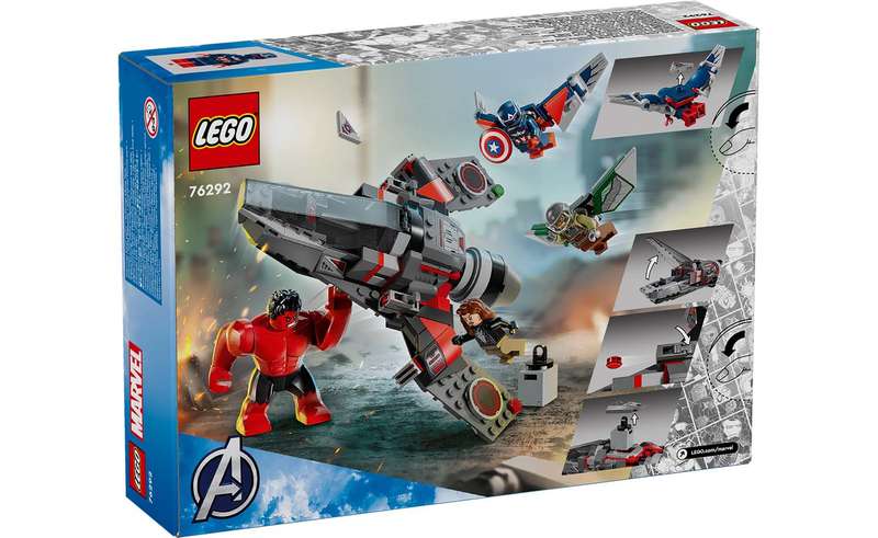 76292 Captain America Vs Red Hulk Battle Marvel