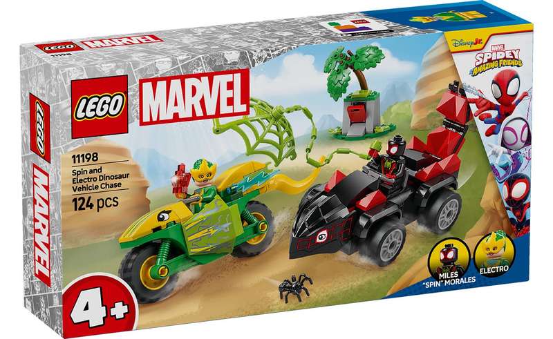 11198 Spin & Electro Dinosaur Vehicle Chase Marvel