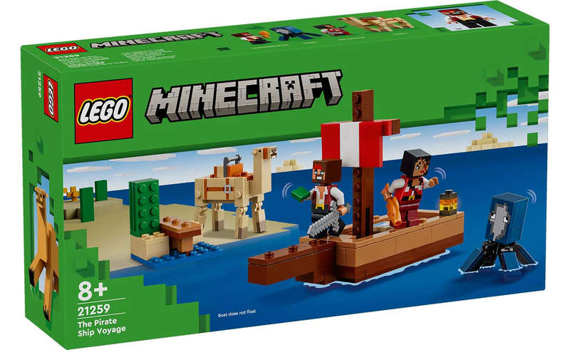 21259 The Pirate Ship Voyage Minecraft