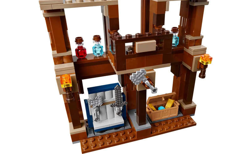 21272 Woodland Mansion Fighting Ring Minecraft