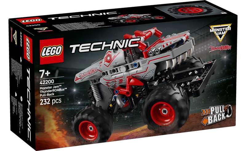 42200 Monster Jam ThunderROARus Pull Back Technic