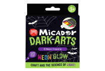 Micador Dark Arts Neon Crayons 6pc