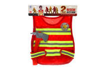Fireman Vest Dress Up Playset in Bag (Rescue Action)