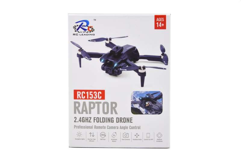 R/C RC153C Foldable Drone (Raptor)