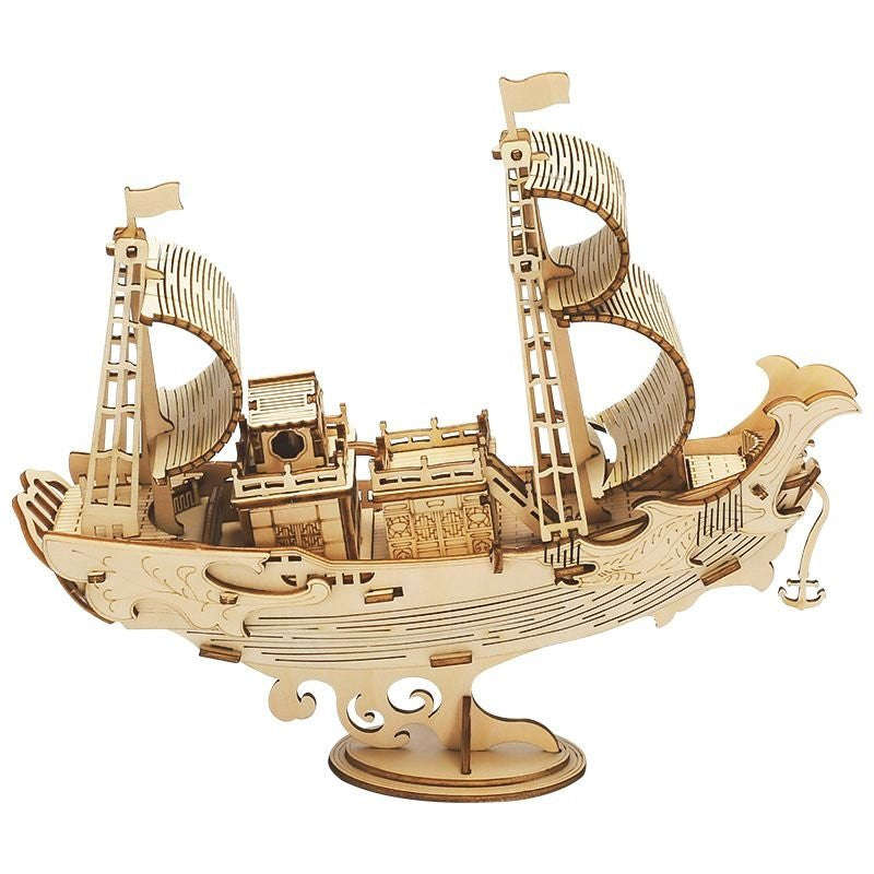 Puzzle 3D Japanese Diplomatic Ship (Wooden)