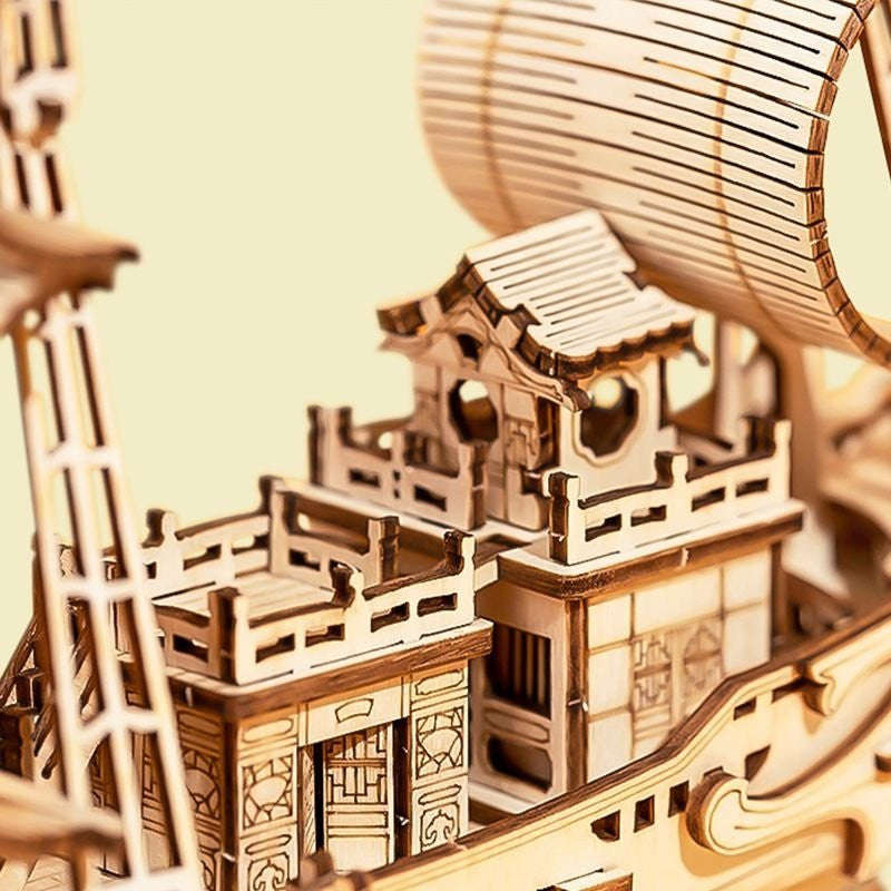 Puzzle 3D Japanese Diplomatic Ship (Wooden)