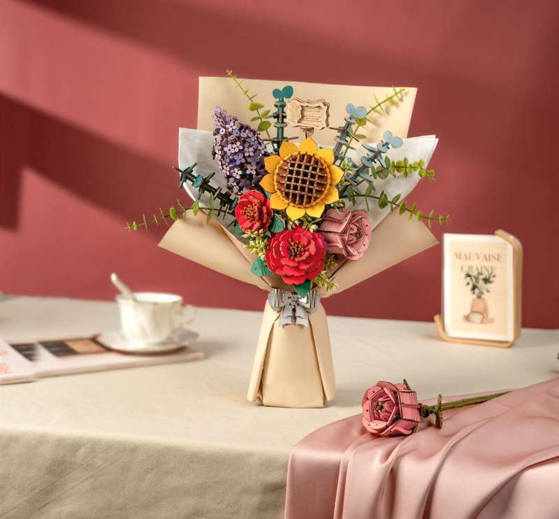 Puzzle 3D Flower Bouquet 581pc (Rowood)