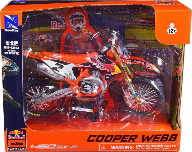 Red Bull KTM 450 SX-F 2022 #2 Cooper Webb (scale 1 : 12)