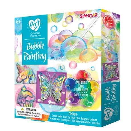 Sew Star DIY Bubble Painting Kit (Boxed)