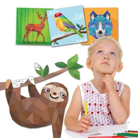 Sew Star - Stick By Number Forest Animals