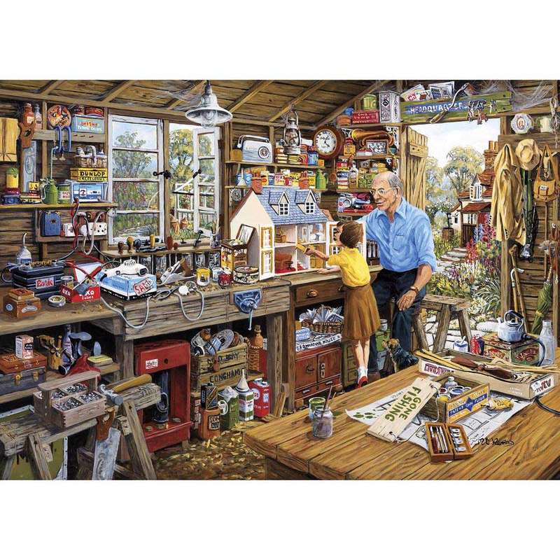 Puzzle 1000pc Grandad's workshop
