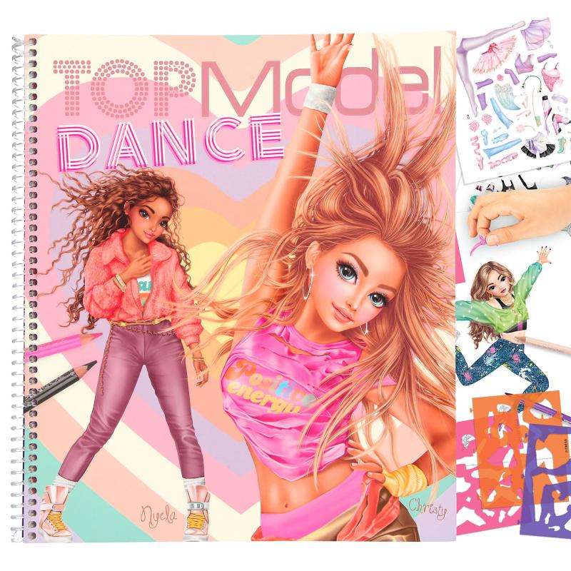 Top Model Dance Colouring Book