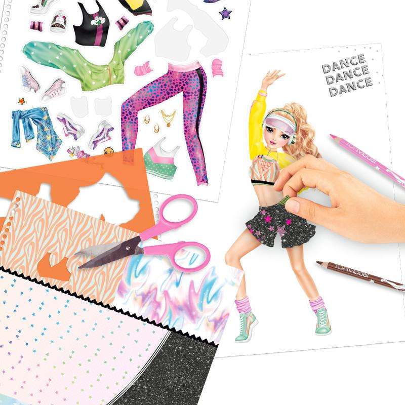 Top Model Dance Colouring Book