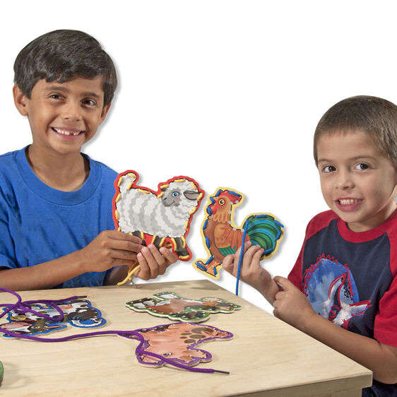 Farm Animals Lace & Trace