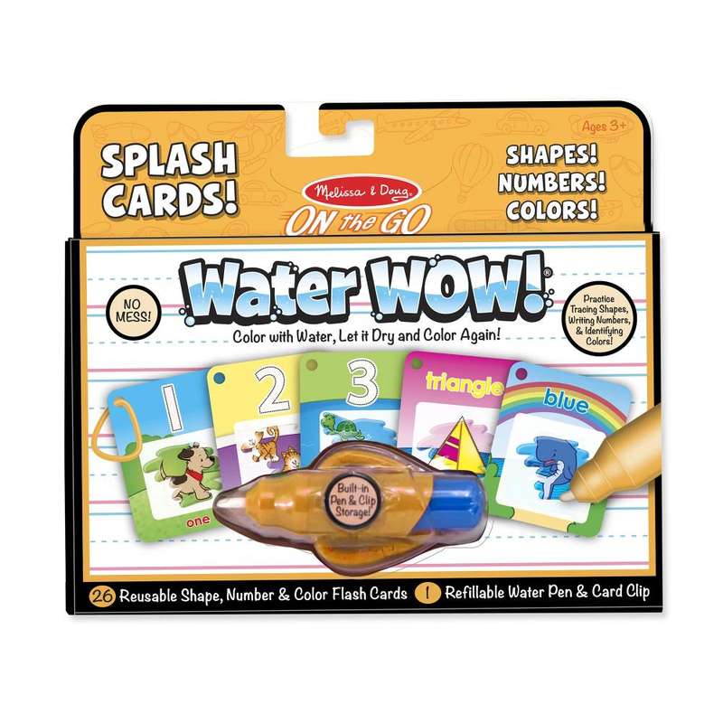 Water Wow  Splash Cards Shapes, Colours, Numbers