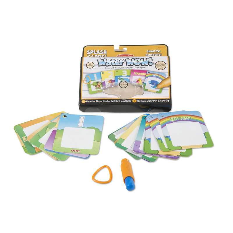 Water Wow  Splash Cards Shapes, Colours, Numbers