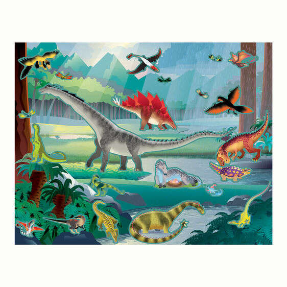 Prehistoric Reusable Sticker Pad