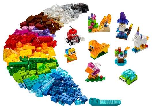 11013 Creative Transparent Bricks Classic