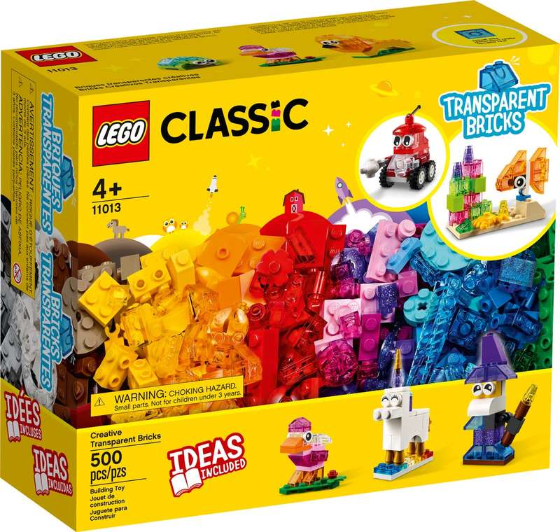 11013 Creative Transparent Bricks Classic