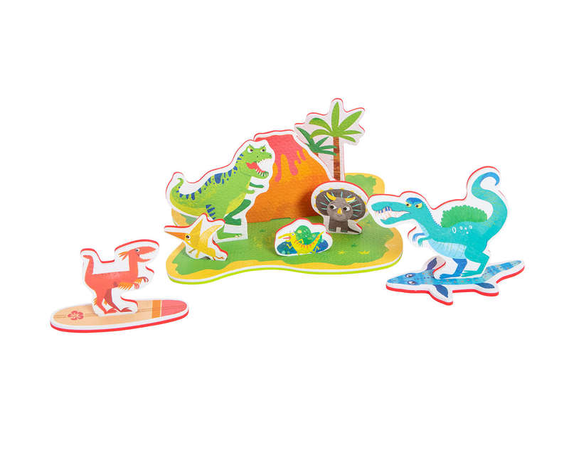 Dino Island Bath A Saurus (Tiger Tribe)