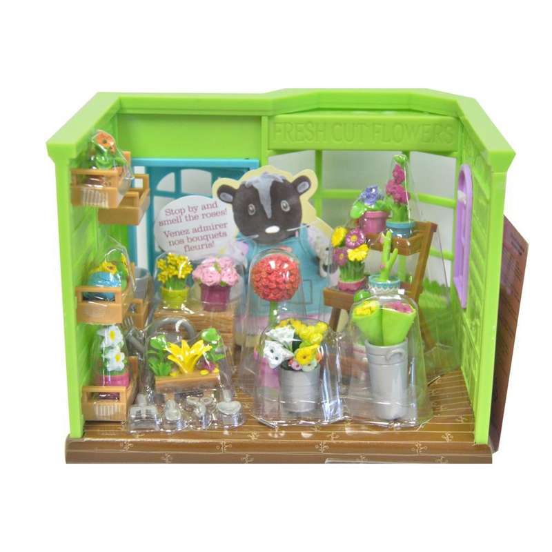Li'l Woodzeez Flower Shop Small Playset