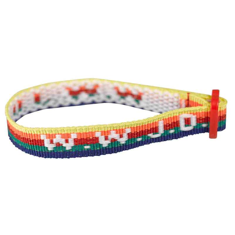 Wriststrap Rainbow (WWJD)