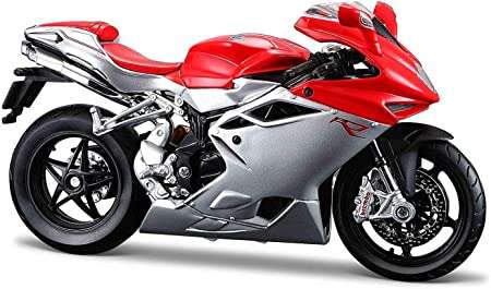 MV Agusta F4S Silver & Red (scale 1 : 18)