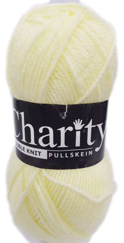Charity Wool Double Knit Lemon 5 x 100g