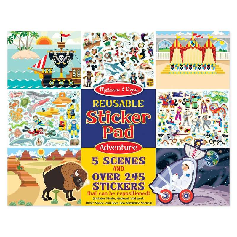 Adventure Reausable Sticker Pad