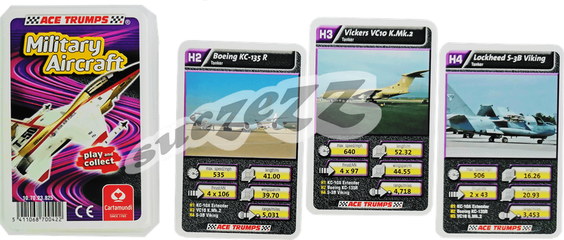 Military Aircraft Playing Cards