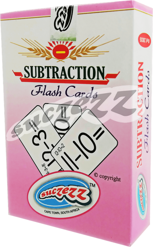 Subtraction Flash Cards