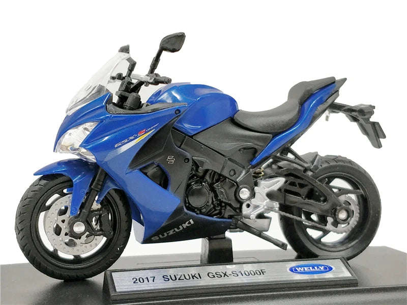 Suzuki GSX-S1000F 2017 Blue/Black (scale 1 : 18)