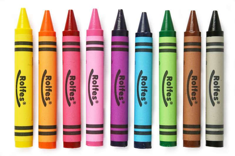 Rolfes 9pce Wax Crayons Jumbo