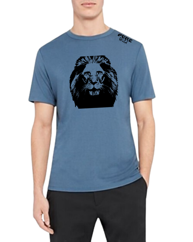 The Lion Head T-Shirt For A Real Man