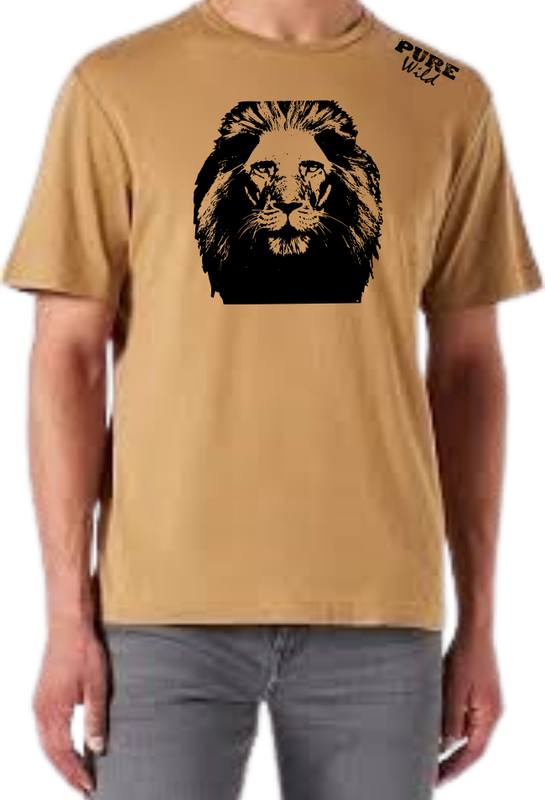The Lion Head T-Shirt For A Real Man