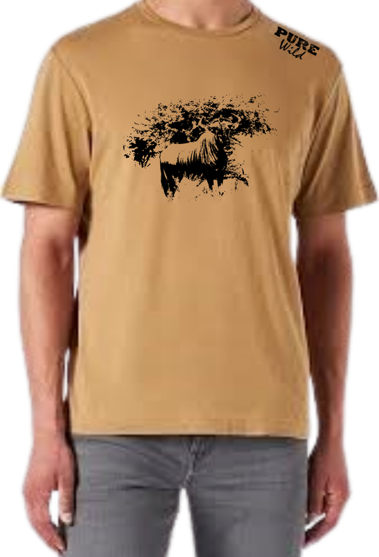 Blue Wildebeest T-Shirt For A Real Man