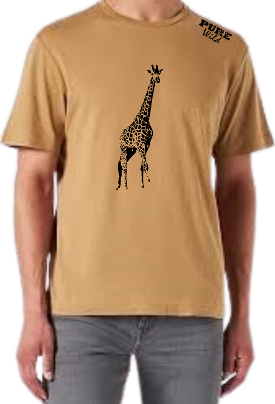 Giraffe T-Shirt For A Real Man