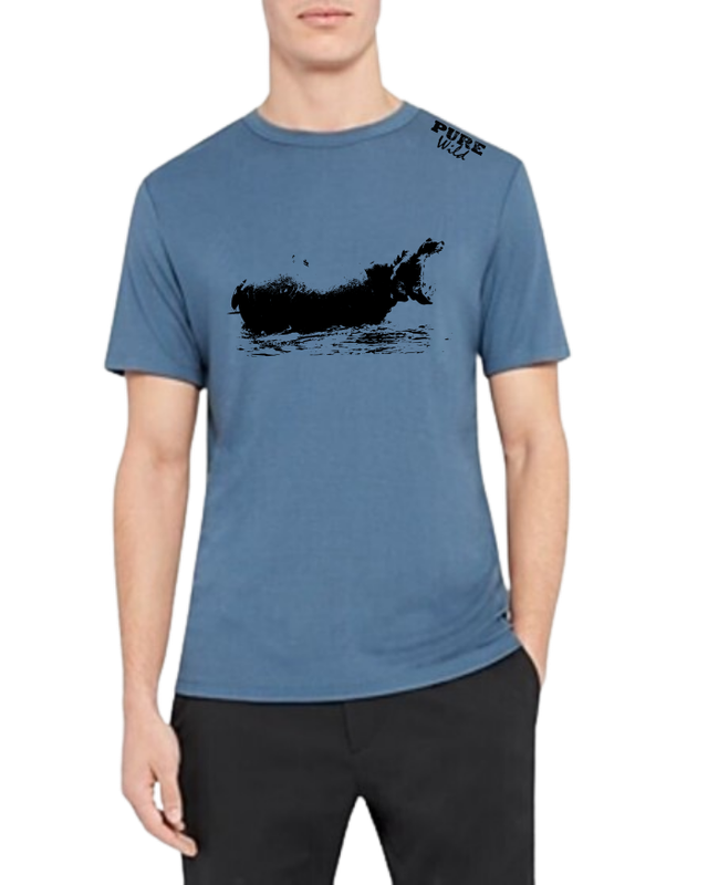 Hippo T-Shirt For A Real Man