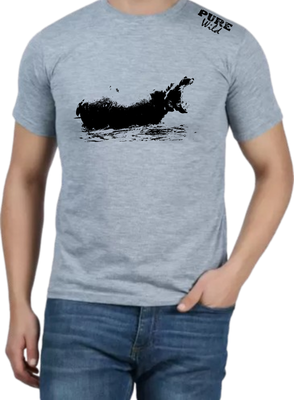 Hippo T-Shirt For A Real Man