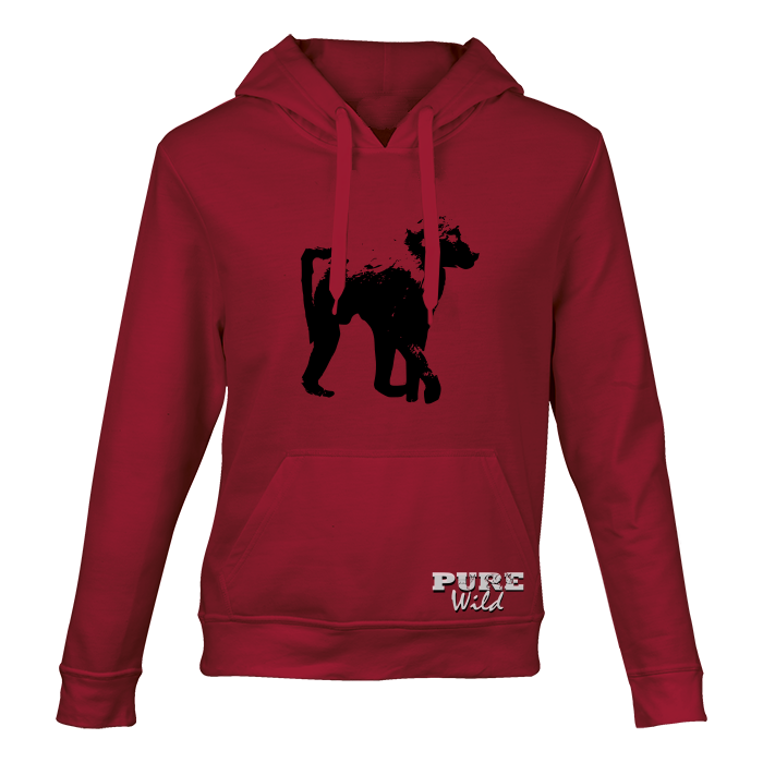 Baboon Hooded Sweatshirt for Him and Her