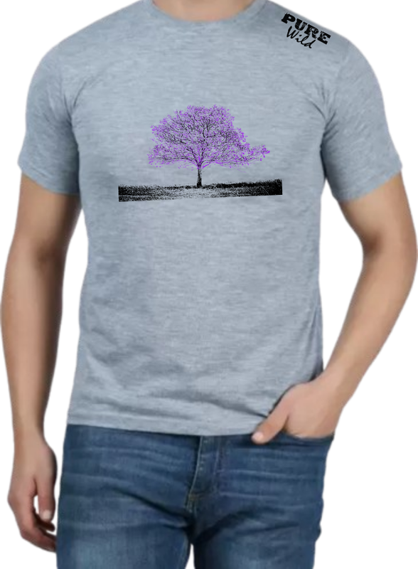 Jacaranda Tree T-Shirt For A Real Man