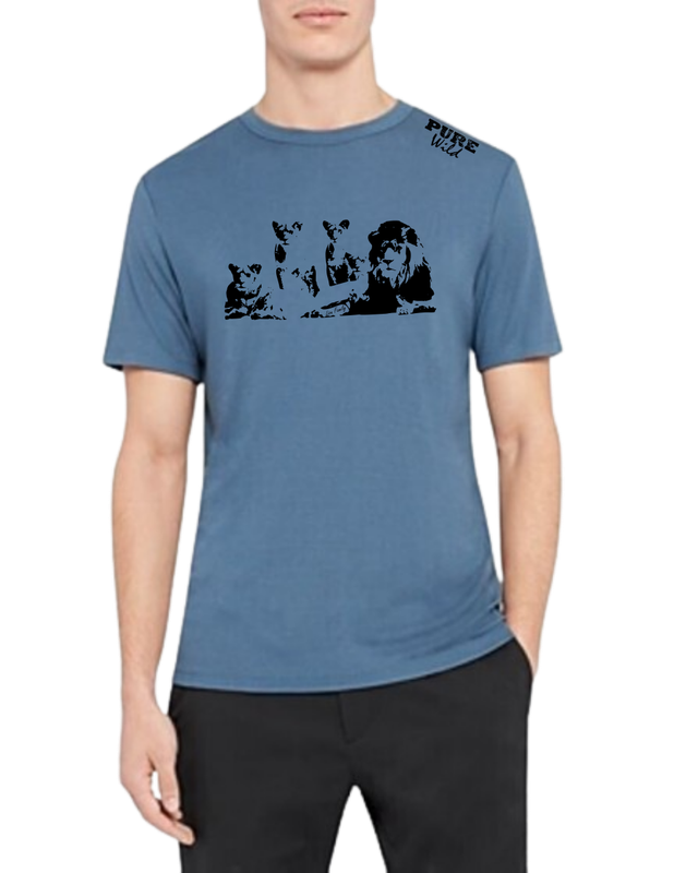 Lion Family T-Shirt For A Real Man