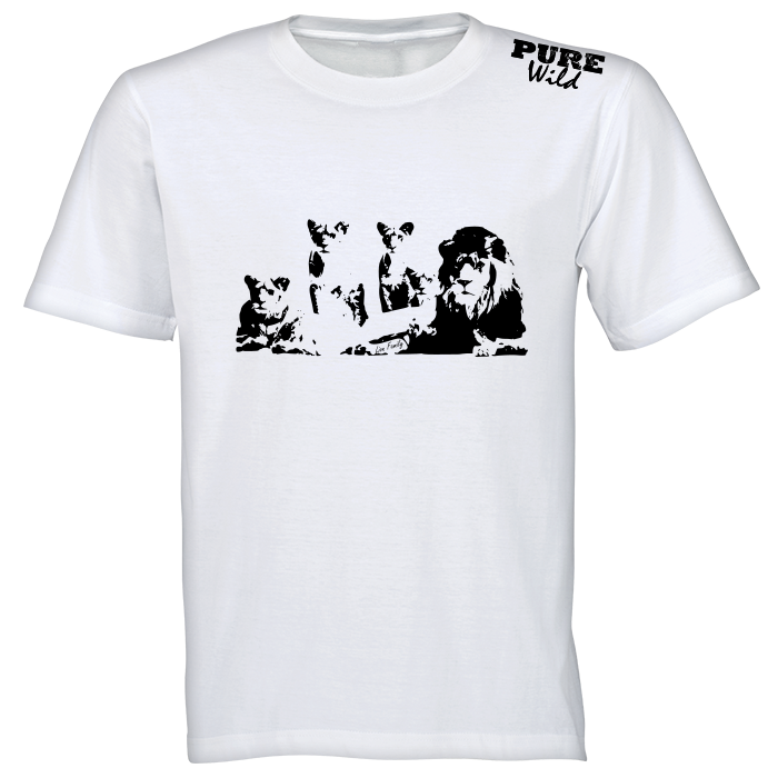 Lion Family T-Shirt For A Real Man